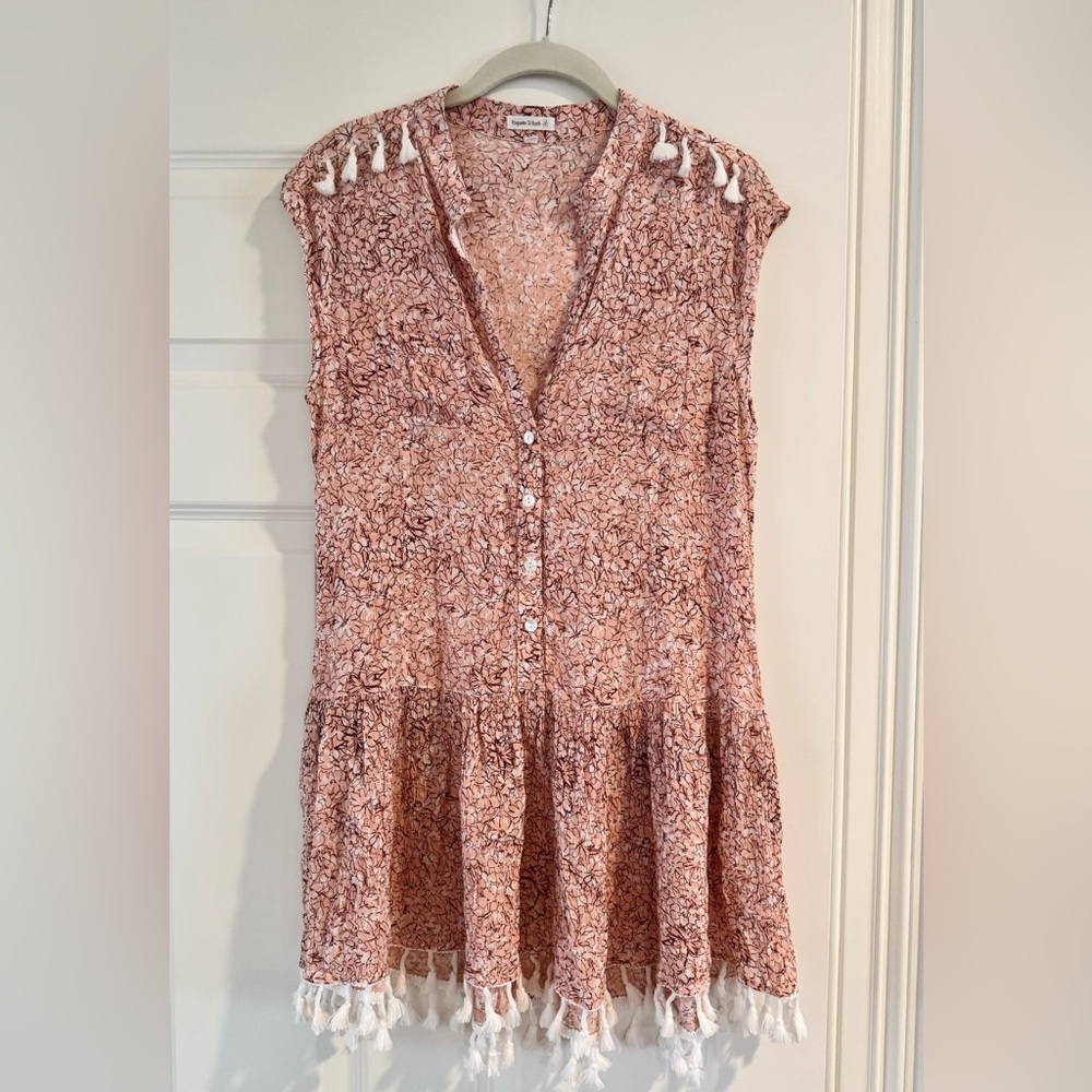 NWOT Poupette St. Barth Heni Tassel Dress, Small